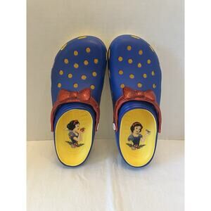 Crocs X Disney Snow White Blue Size Men’s 11 Women’s 13 No Jibbitz
